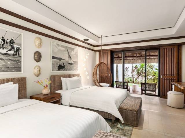 Shangri-La Villa de 3 dormitorios en la playa - Cama individual
